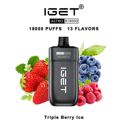 IGET Astro B18000 Puffs – Dual Mode Disposable Device | Fast Delivery in Hyderabad