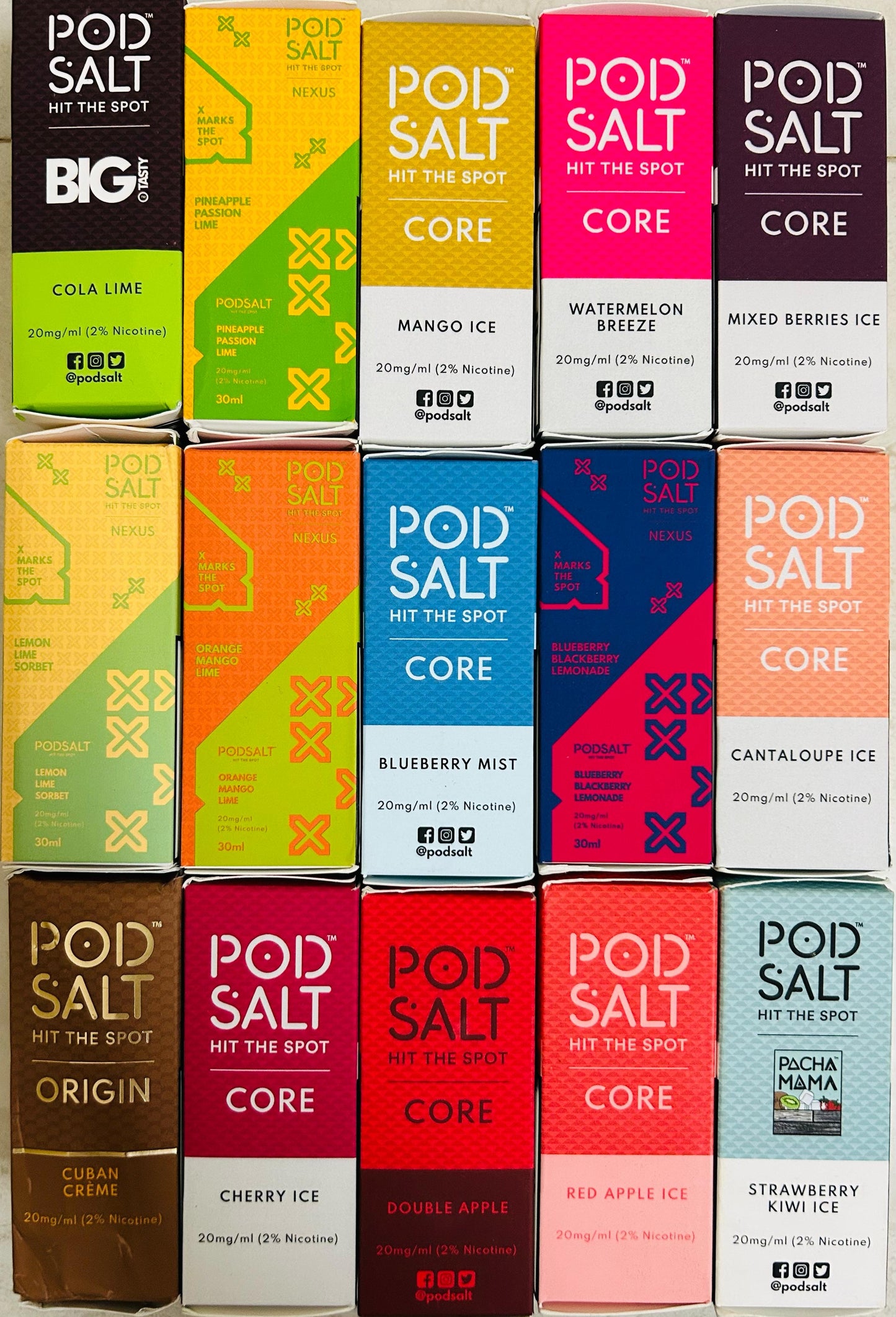 Buy Pod Salt Nic Salts Online | Best Flavours for Reusable Vape Devices | Express Delivery in Bangalore & Hyderabad