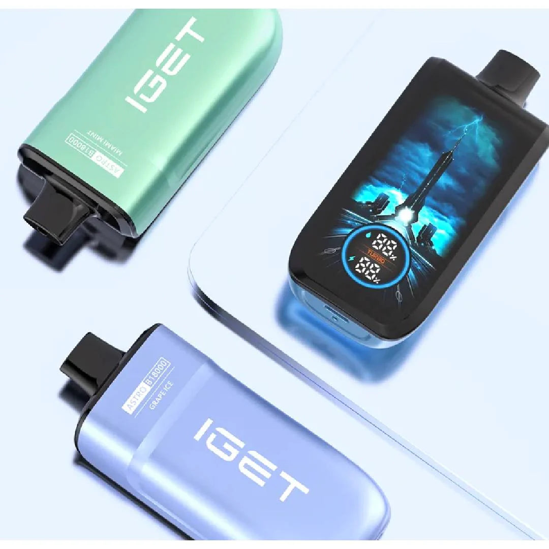 IGET Astro B18000 Puffs – Dual Mode Disposable Device | Fast Delivery in Hyderabad