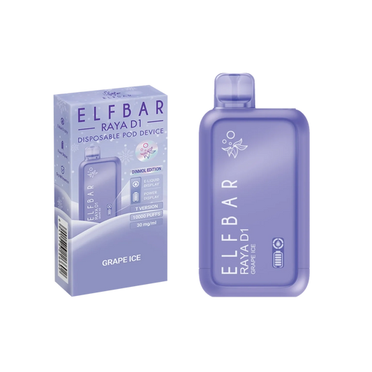 Buy Elfbar 13000 13K Puffs Vape RAYA D1 Online | Express Delivery in Bangalore & Hyderabad