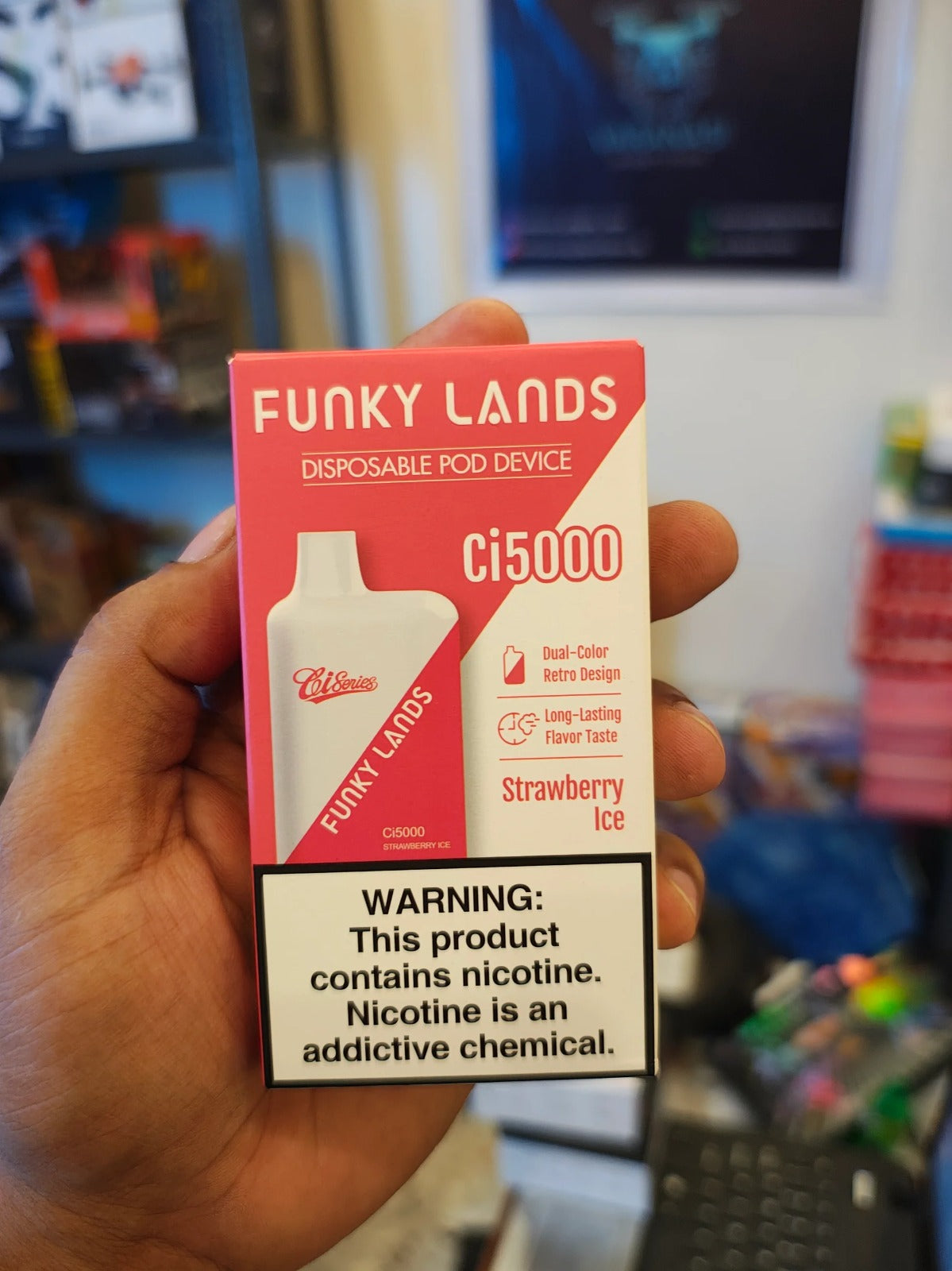 Funky Lands CI5000 – 5000 Puffs Rechargeable Device