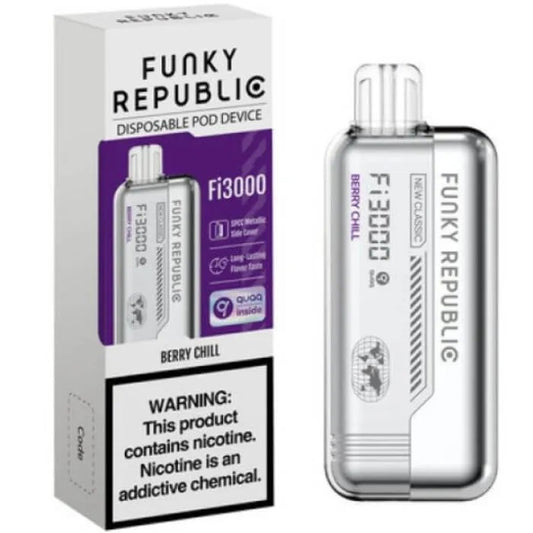 Funky Republic FI3000 – 3,000 Puffs Premium Disposable Device
