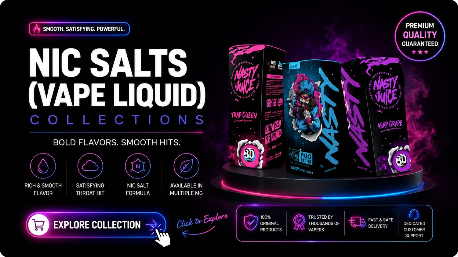 Buy Nic Salts in Bangalore & Hyderabad