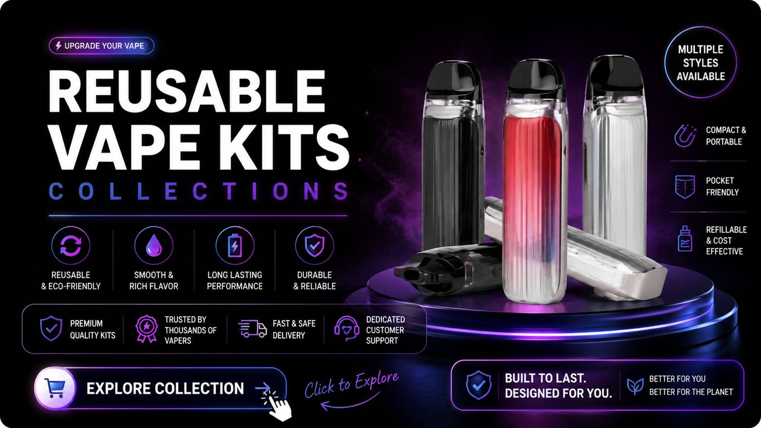 Buy Reusable Vape Kits in Bangalore & Hyderabad