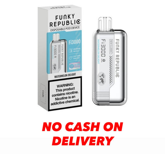 Funky Republic FI3000 – 3,000 Puffs Premium Disposable Device