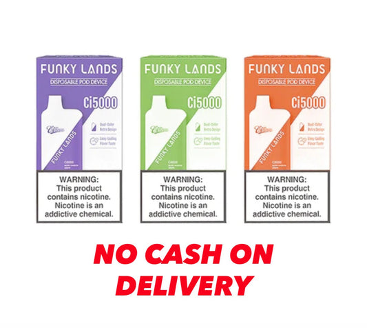 Funky Lands CI5000 – 5000 Puffs Rechargeable Device