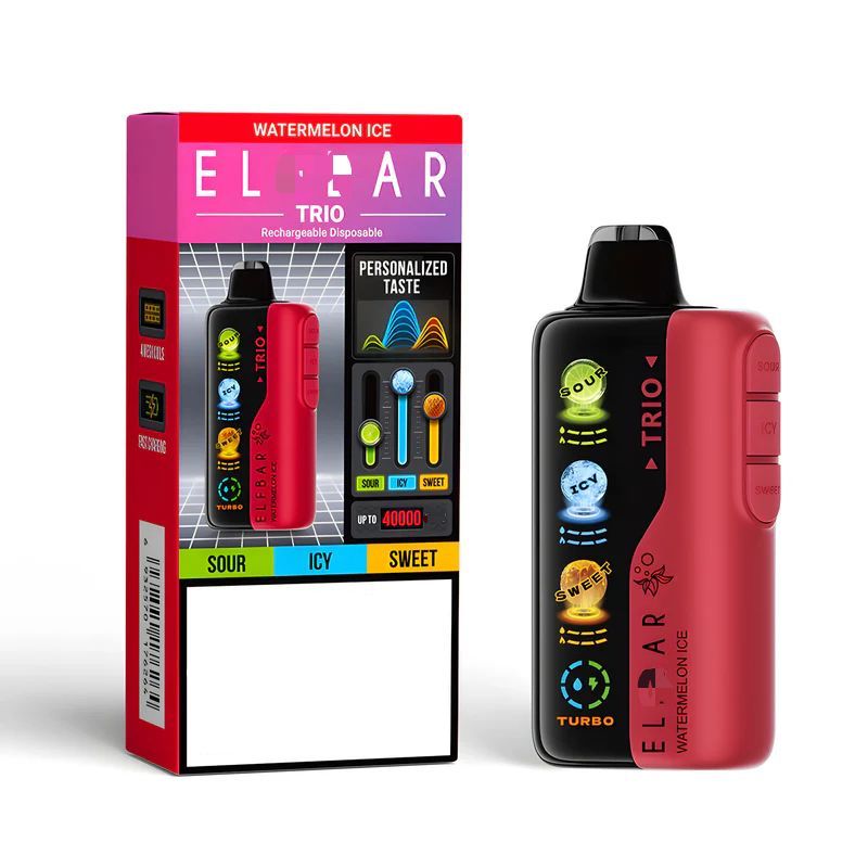 Elf Bar Trio 40K 40000 Rechargeable Device | Quad Mesh Coil | Triple Flavour Mode | 45 Min Delivery Bangalore