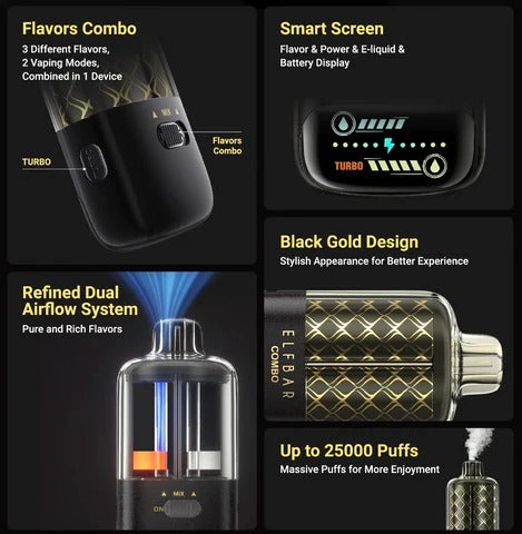 Elf Bar Combo 25000 – Dual Flavor